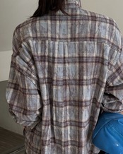 ヴィンテージチェック コットンシャツジャケット