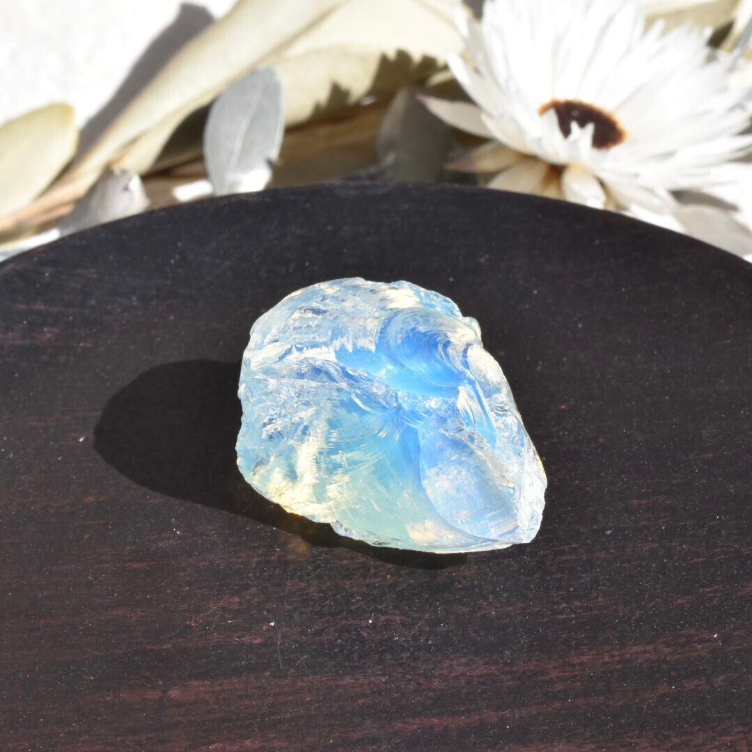 インドネシア産アンダラクリスタル原石 シャイニングホワイトフェアリーティア