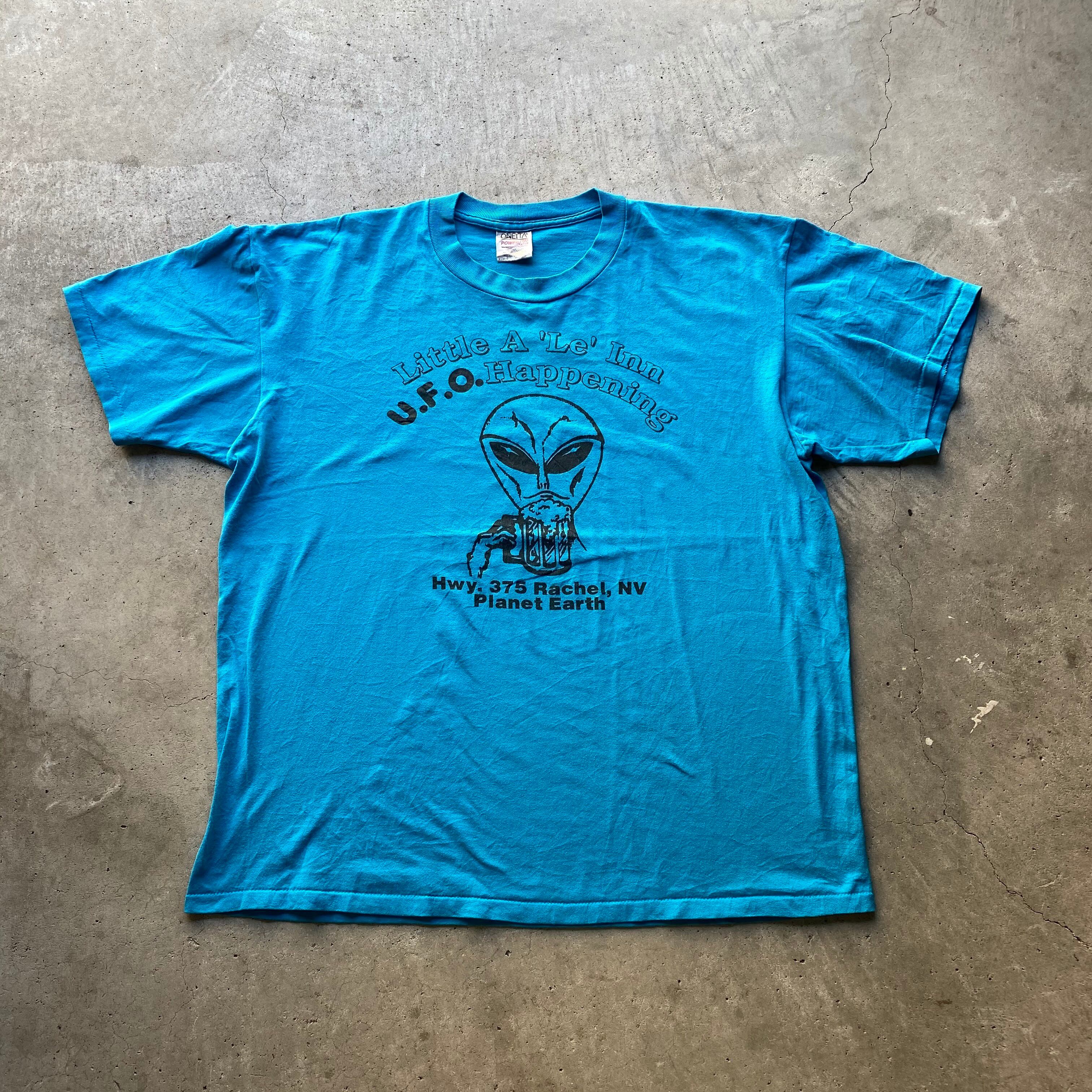 90年代 LIttle A'Le'Inn リトルエイリイン 宇宙人 プリントTシャツ