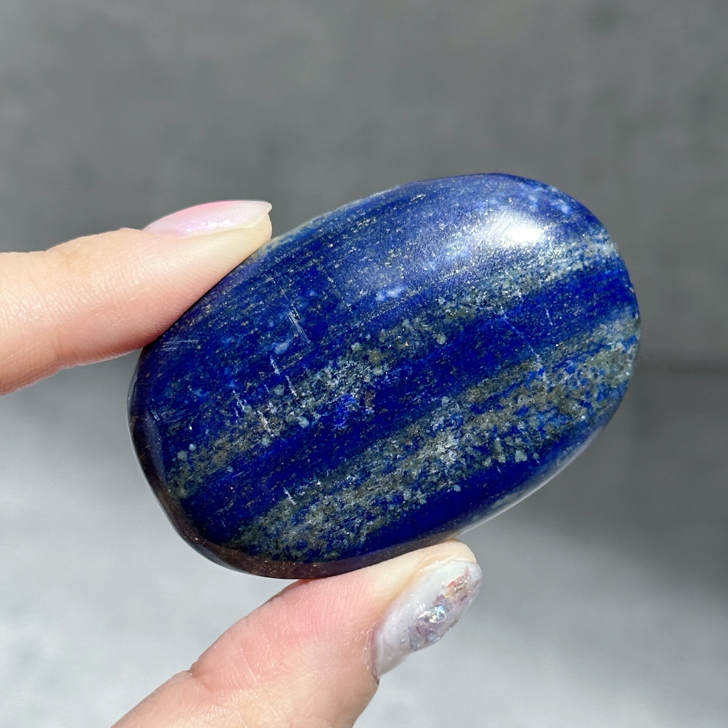 ラピスラズリ パームストーン11◇Lapis Lazuli◇天然石・鉱物