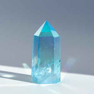 アクアオーラクォーツ タワー 61✧ Aqua Aura Quartz ✧天然石・鉱物・パワーストーン