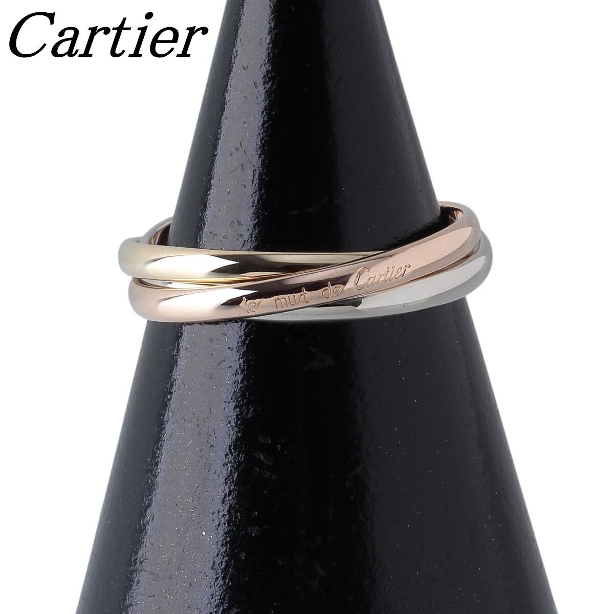 カルティエ トリニティ リング XS #52 750PG/WG/YG【23242