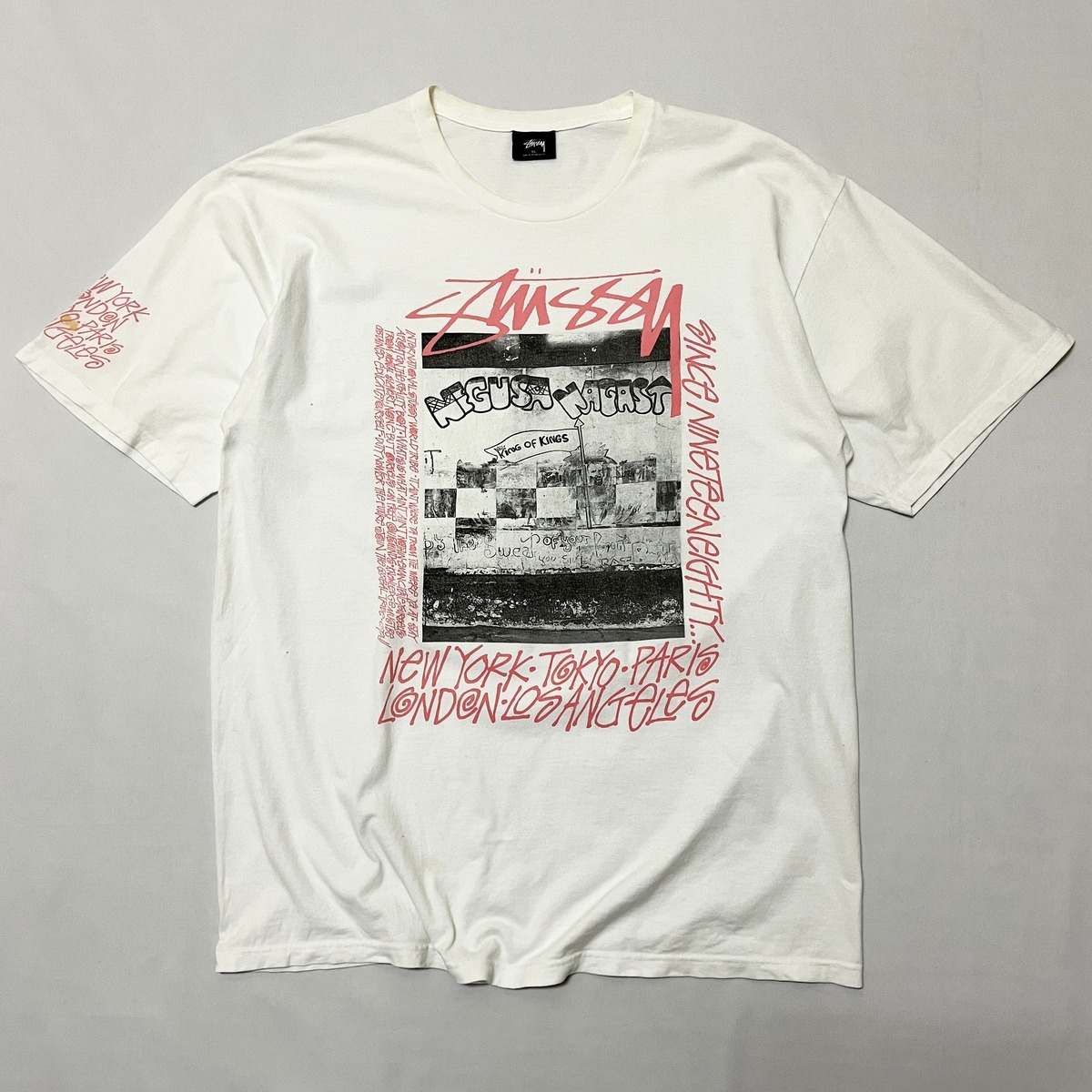 stussy world tour フォトプリントTシャツ ステューシー | BANCA