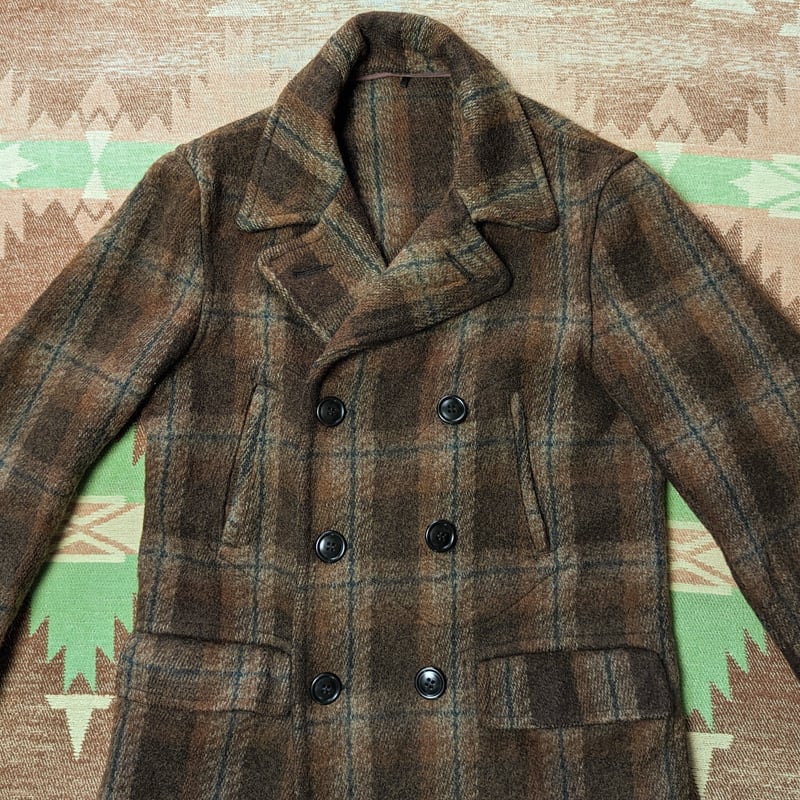 40s DOUBLE DUTY Double Breasted Wool Coat