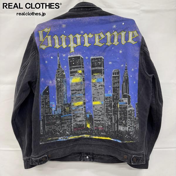【希少】XL　Supreme ニューヨークペインテッドトラッカー　ジャケット Supreme/シュプリーム【19SS】New York Painted Trucker Jacket