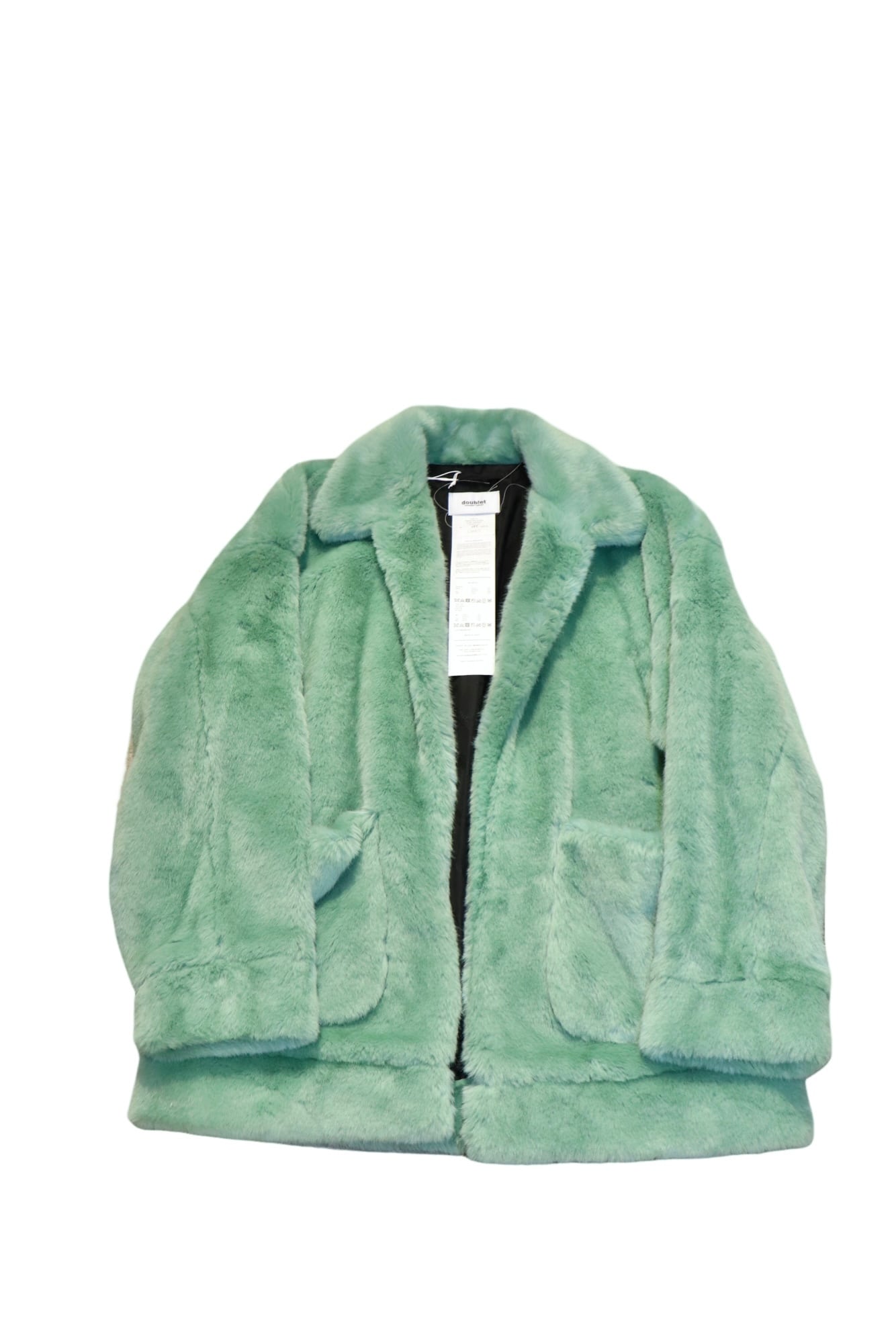 doublet HAND-PAINTED FUR JACKET (BLUE) 23AW05BL168 | IAAAM ONLINE
