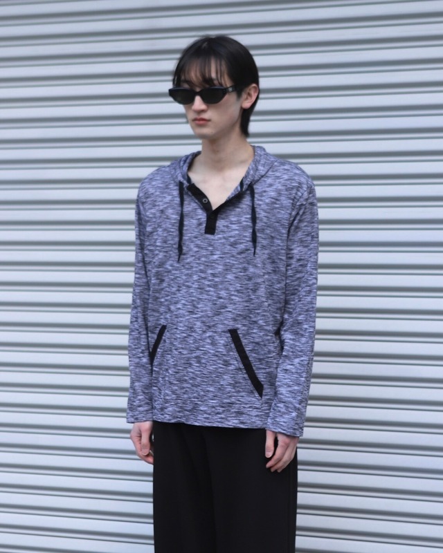 Marbled gray inner hoodie