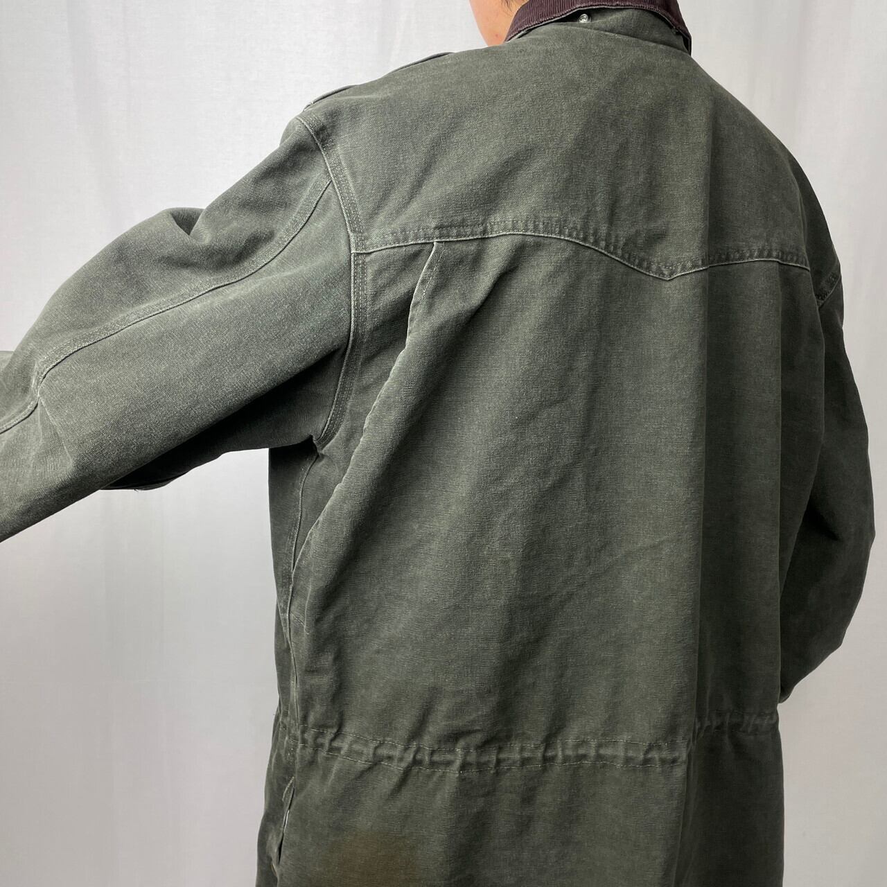 90年代 Carhatt カーハート ワークジャケット ハーフコート メンズ2XL