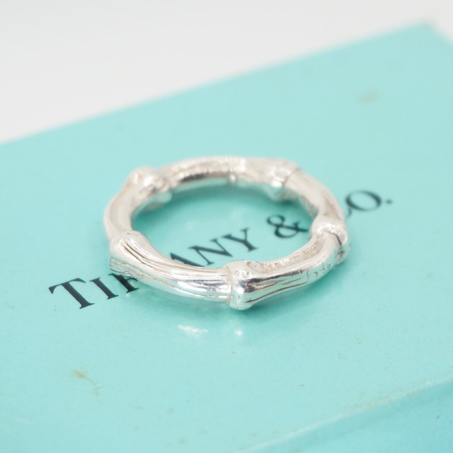 Tiffany&Co. 約10号 バンブーリング シルバー925 ティファニー 付属品付き