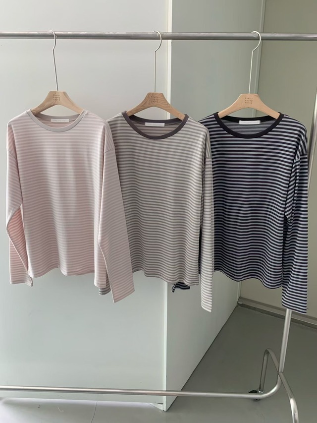 (P.Y.T) buddy border tee / 3color