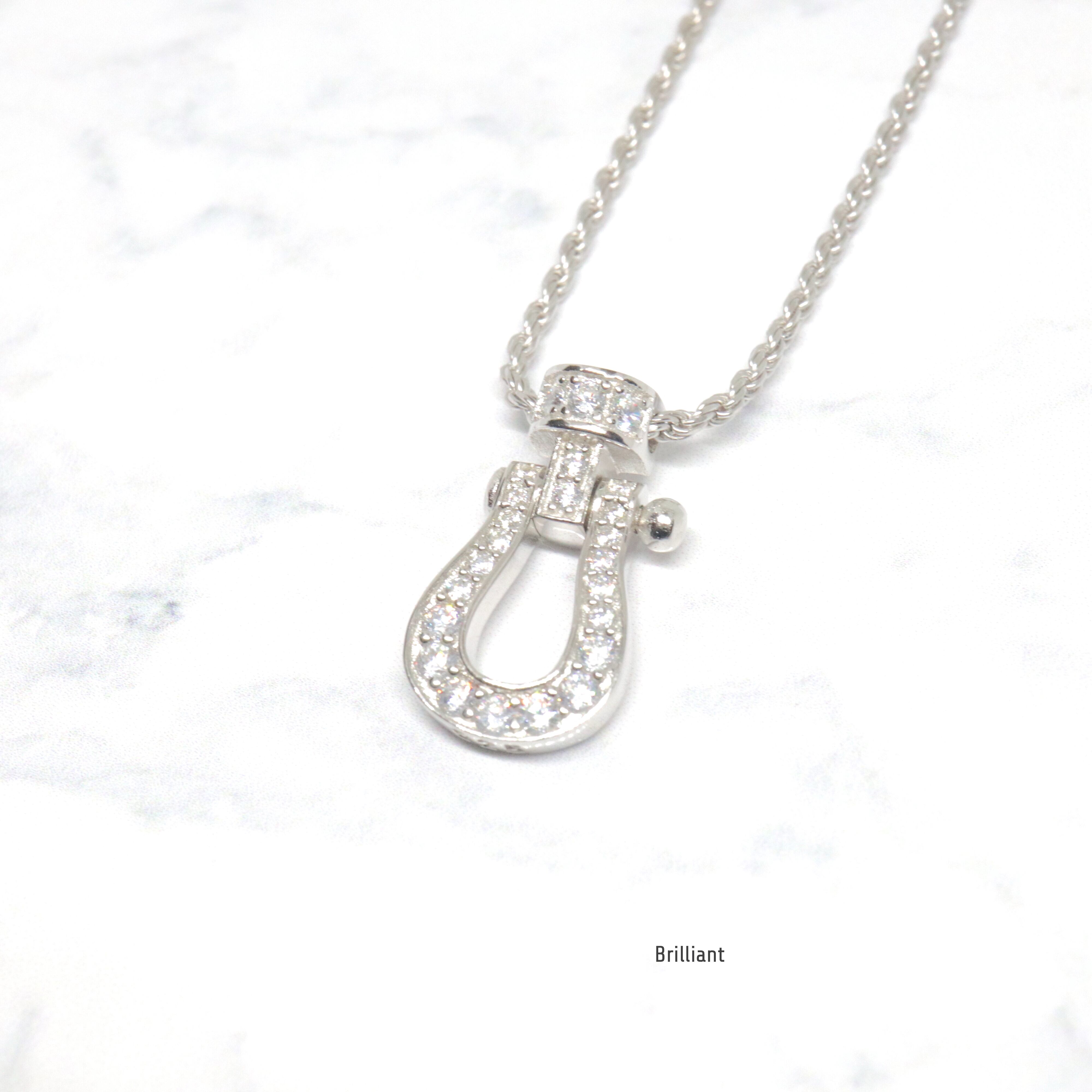 【即日発送】Silver925 horseshoe necklace