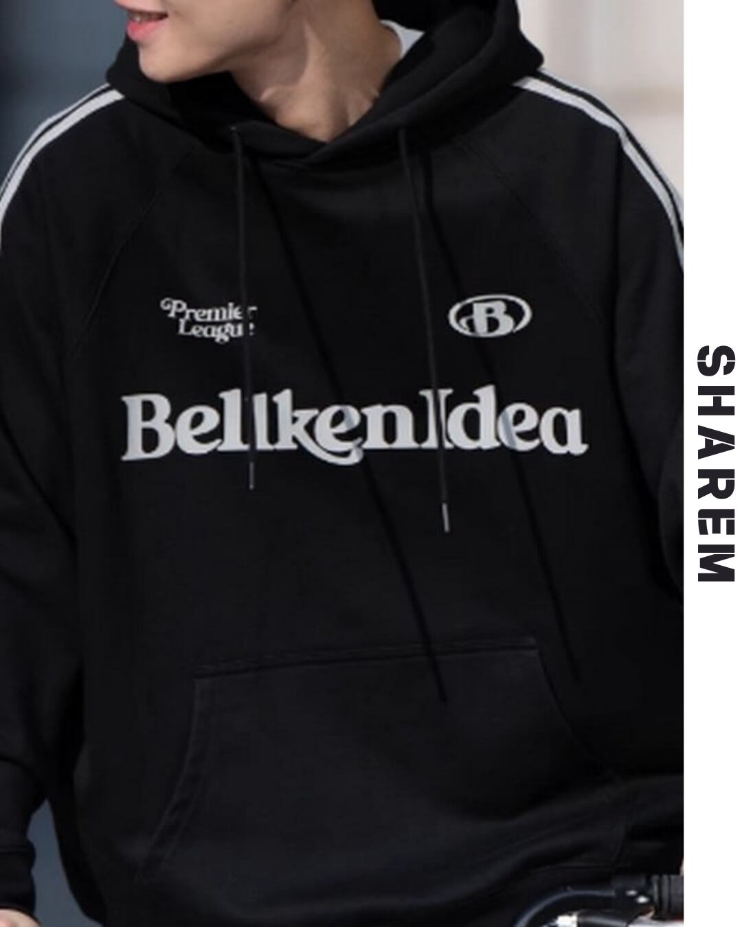 pullover hooded sweatshirt B0131