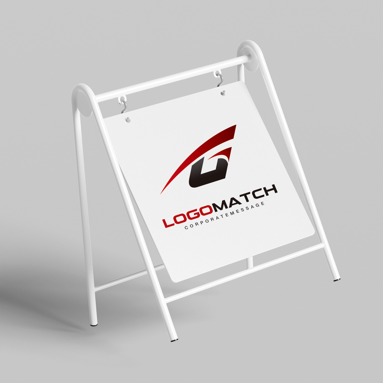 力強く前進するGのロゴ