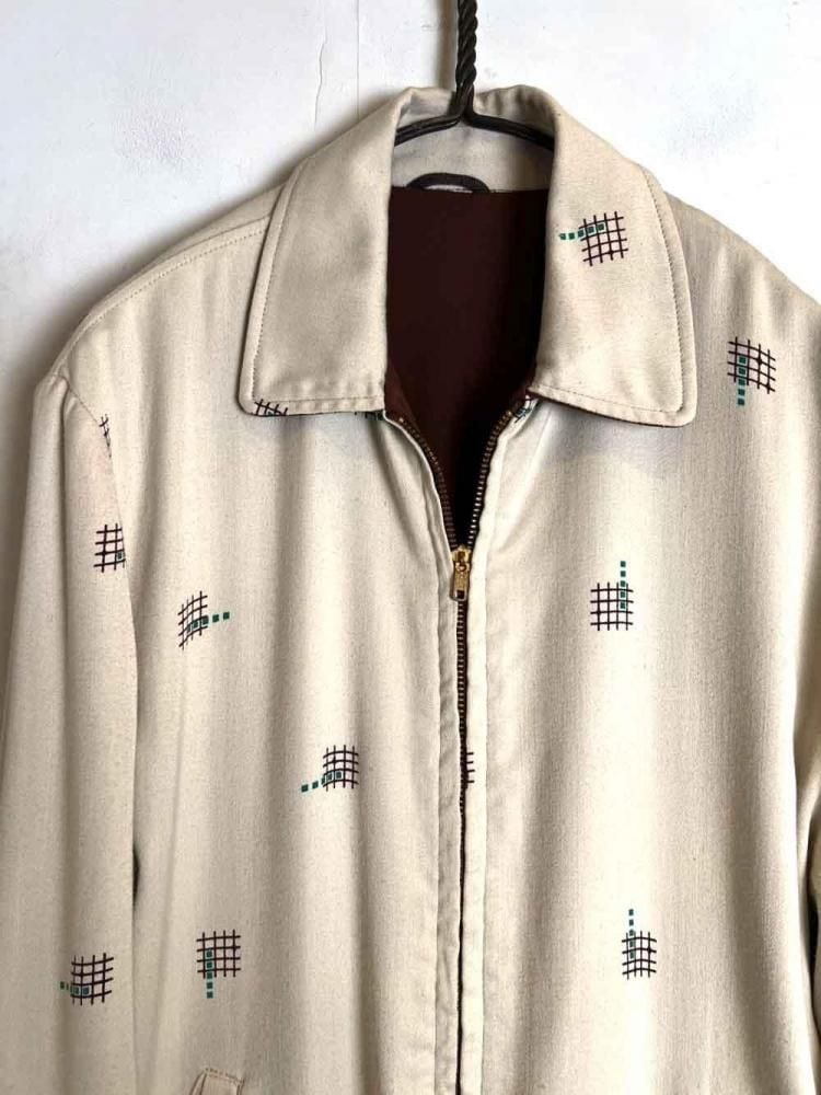 Vintage Reversible Rayon Gabardine Jacket [1950s-] | beruf
