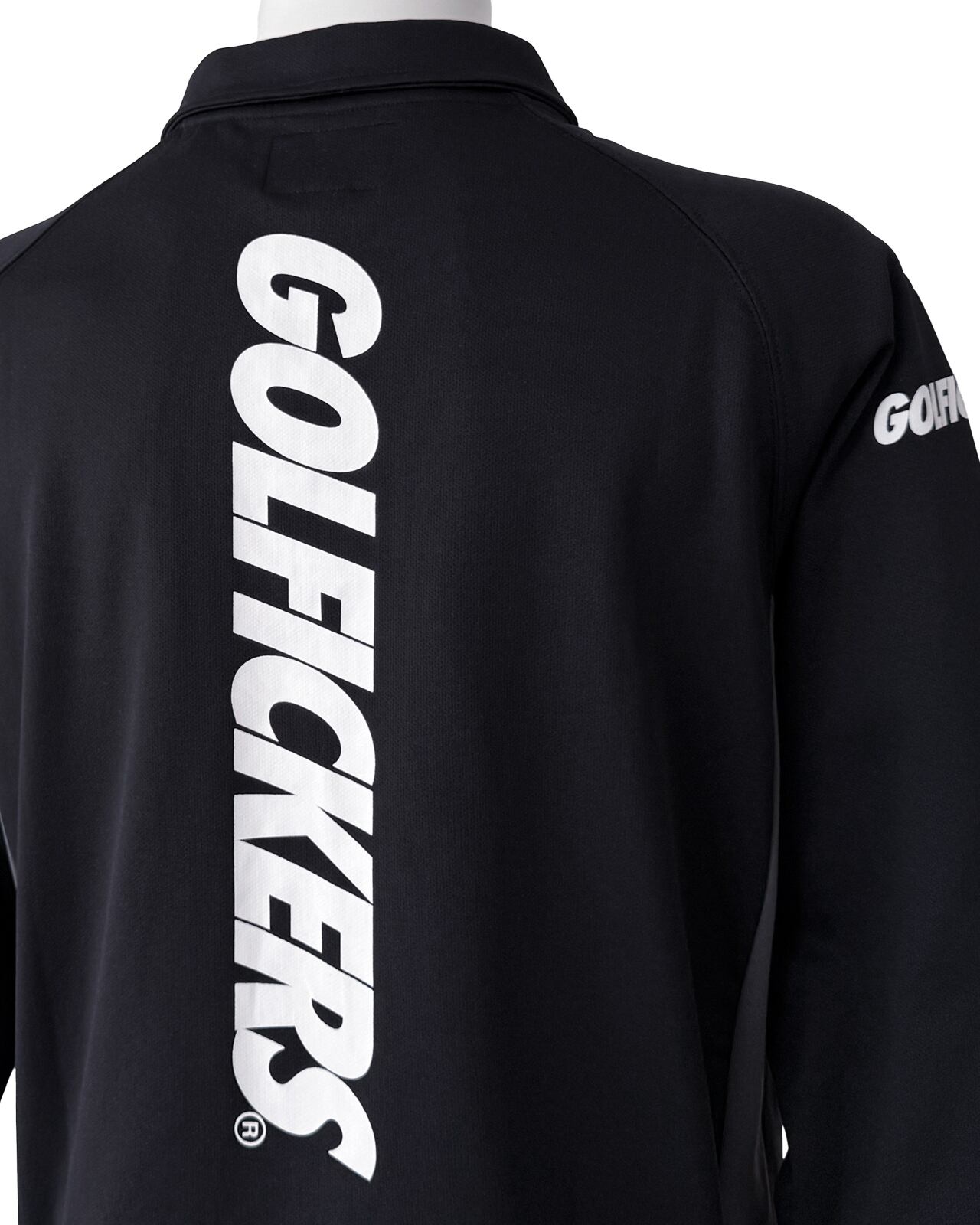 HOLE 589] Half Zip Long Sleeve Shirts -Black- ☆残り2サイズ