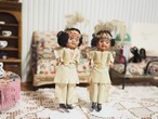 インディアンの男の子2体セット セルロイドドール 画像2