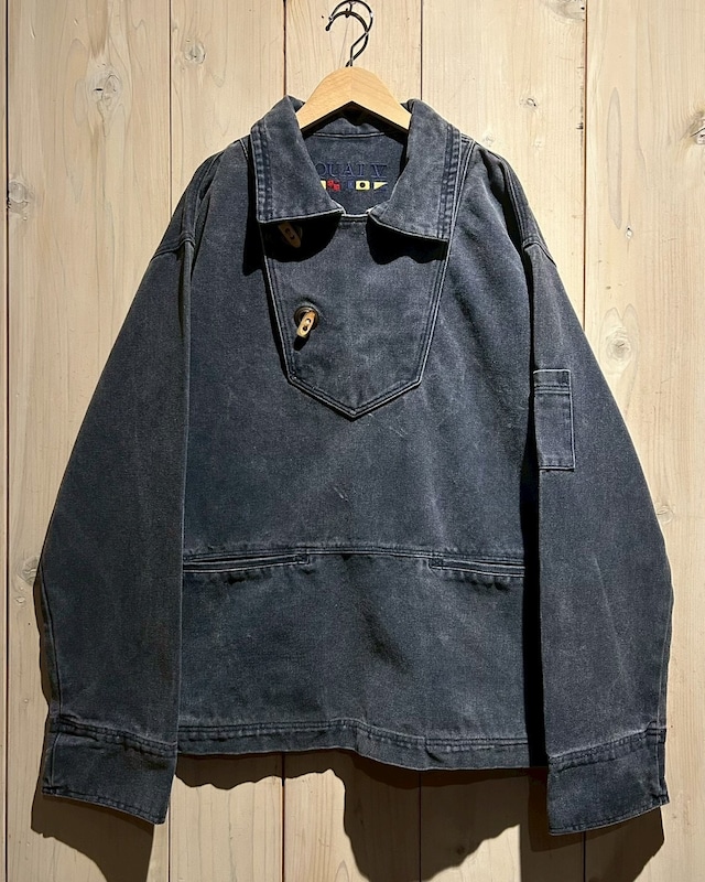 【a.k.a.C.a.k.a vintage】90's Good Fade Euro Vintage Pullover Duck Smock Jacket
