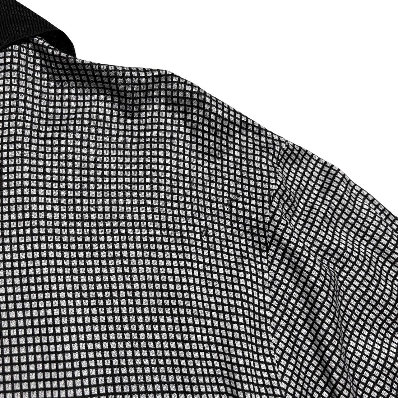 DUNHILL jacquard cotton long sleeves polo shirt