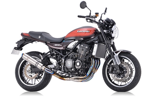 Z900RS/CAFE/SE（'17～’22）【2BL】 ワイバンクラシックR Sタイプ チタンポリッシュ[WK31-ESTI]