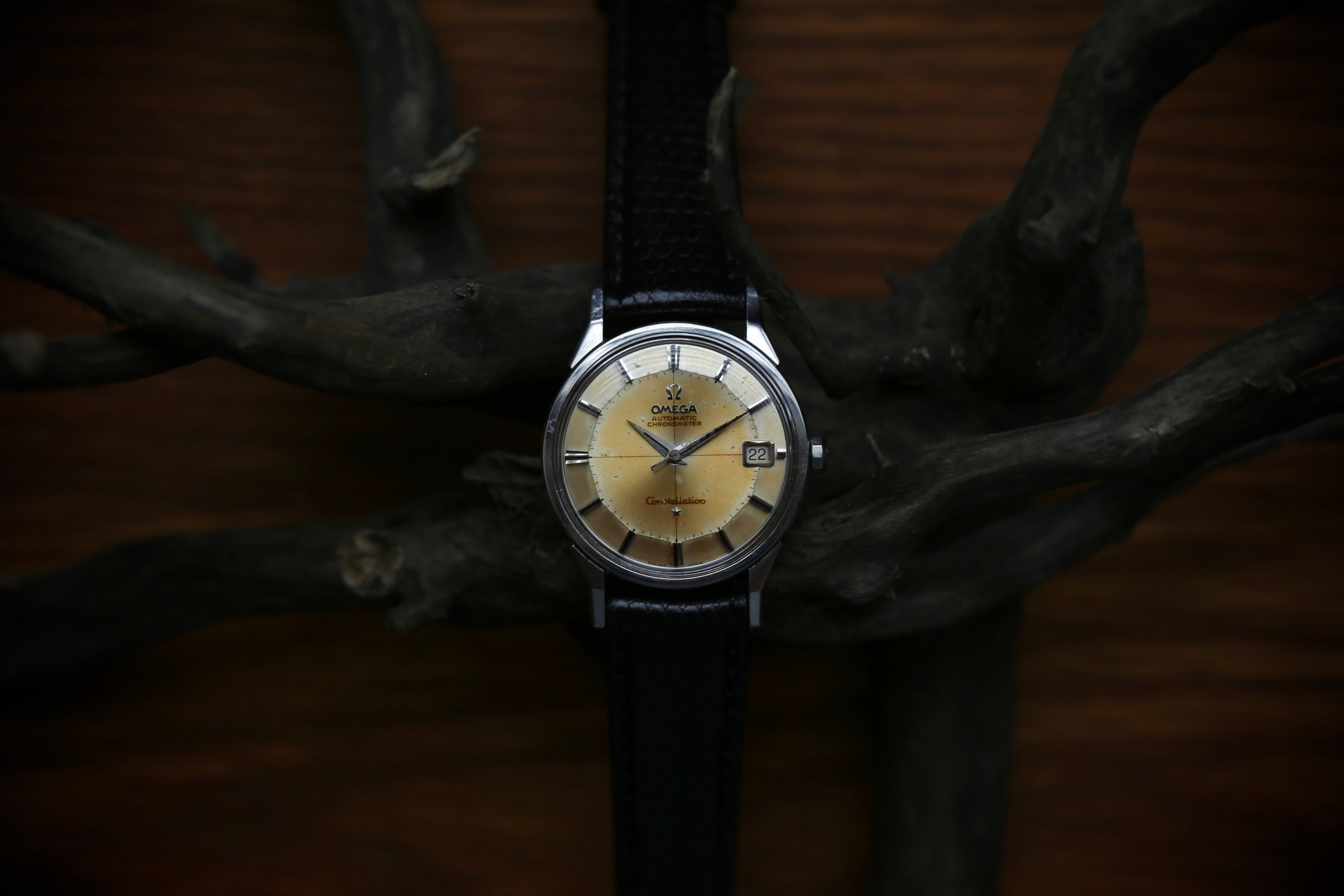 OMEGA】 1963年製 オメガ 『コンステレーション デイト 12角 クロス