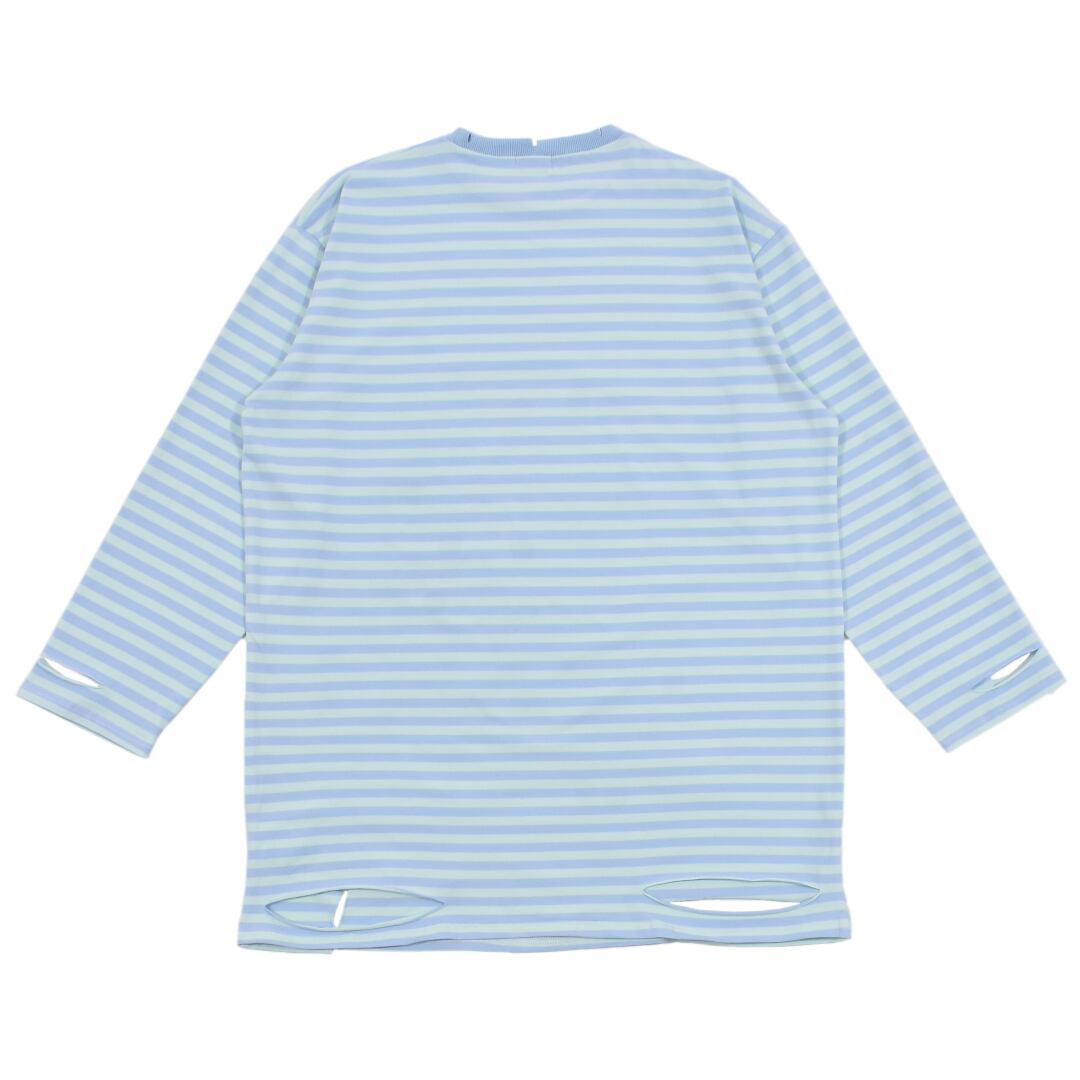 ボーダーグランジロンT(BABY BLUE) | VOLCAN&APHRODITE