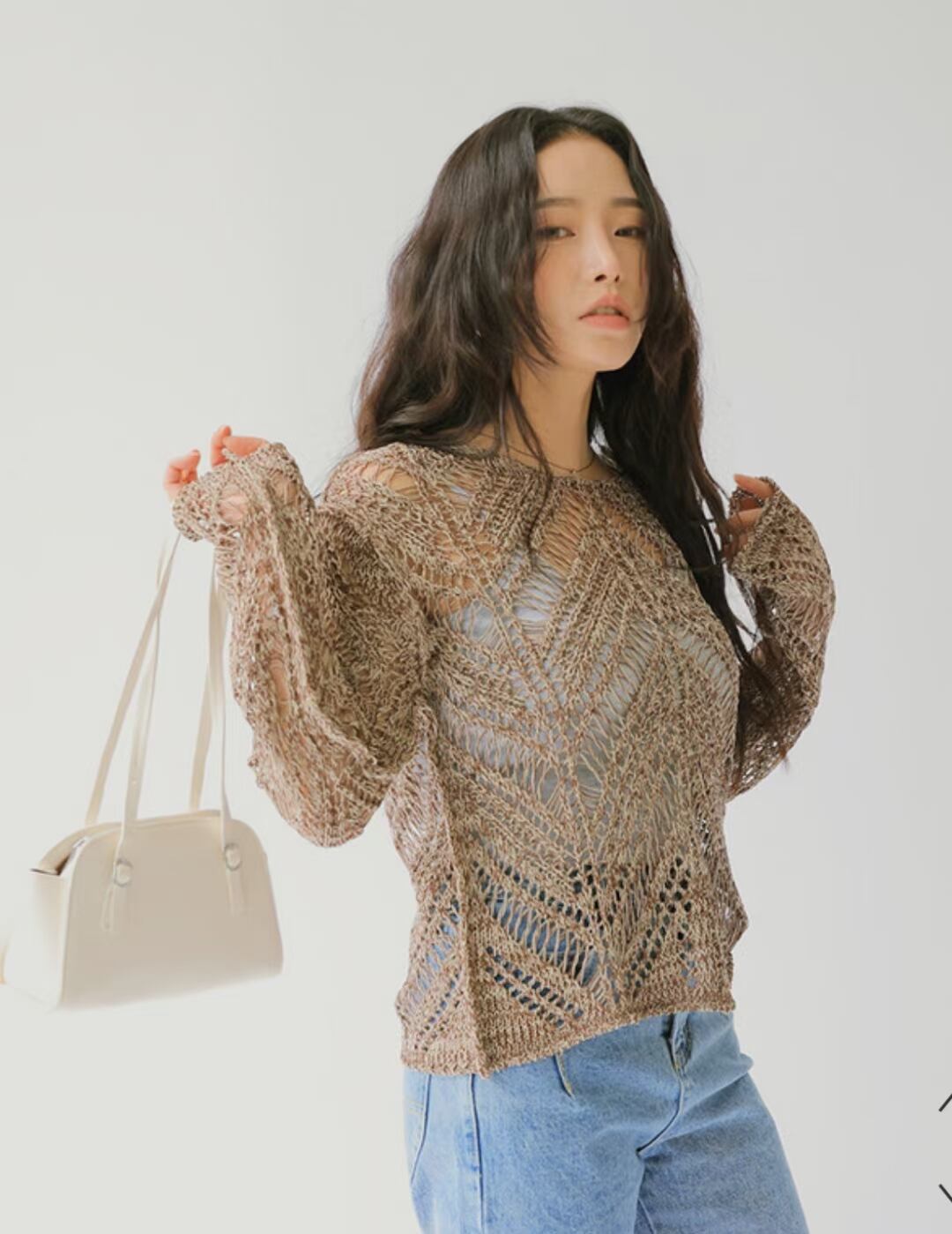 かぎあみニット　AJ1079-E03