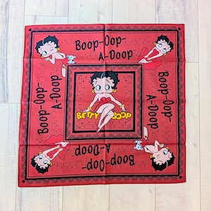 【 Betty Boop（ ベティブープ ）】バンダナ / ランチクロス / ベティちゃん〚アメリカン雑貨 アメトイ〛