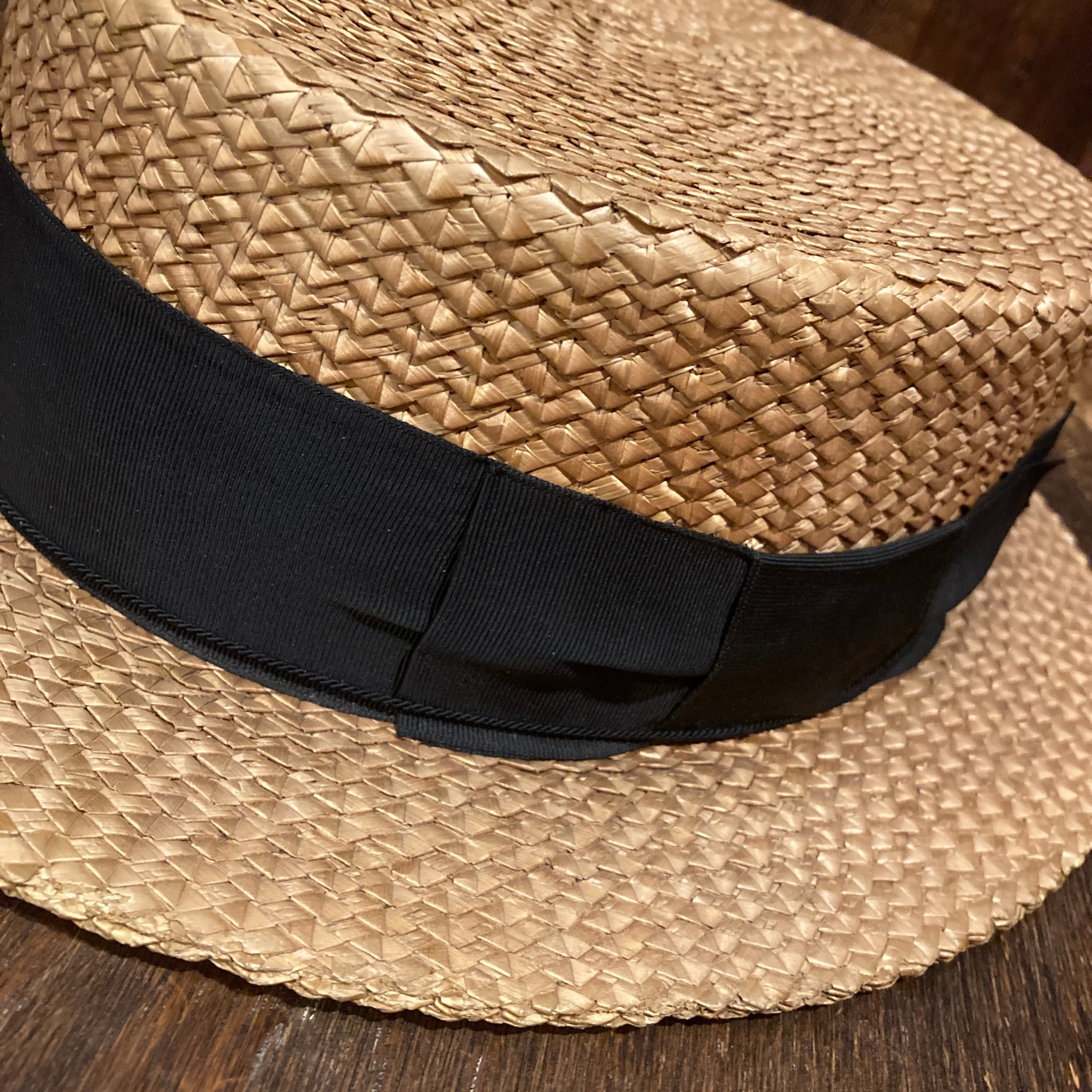 THE BRIGHTON ボーターハット カンカン帽 アルゼンチン製 ビンテージ