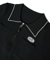 ジップアップポロニットTOPS (IVORY)　CQ-49027