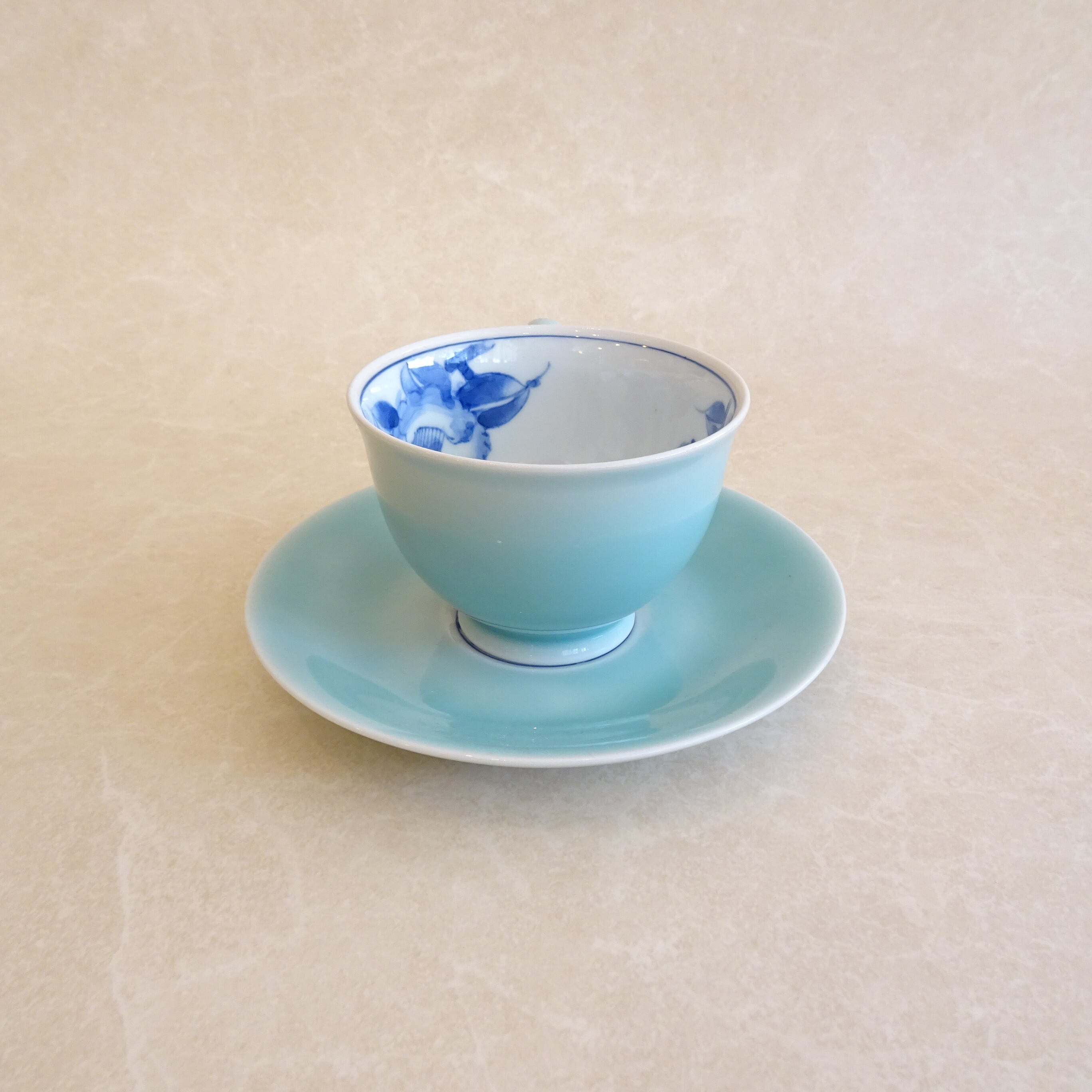 伊万里焼 青磁カメリアのカップ＆ソーサー | 純喫茶家具の村田商會