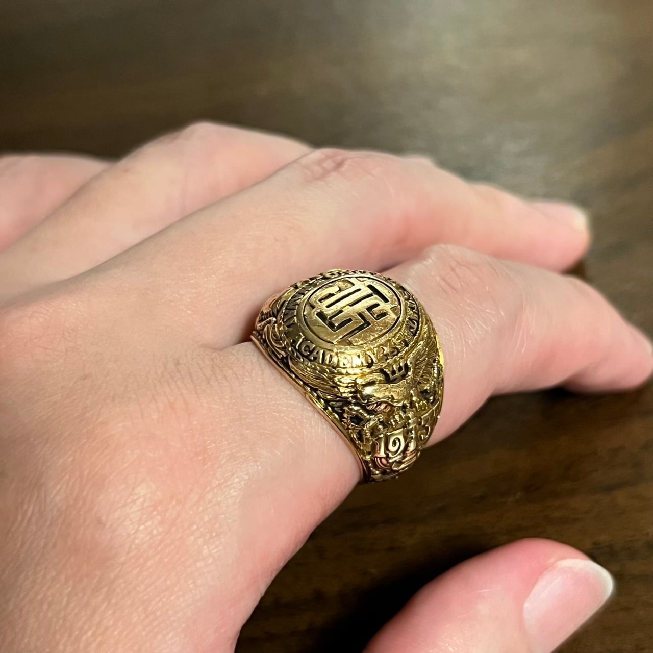 VINTAGE TIFFANY & CO. United States Naval Academy 1937 Class Ring