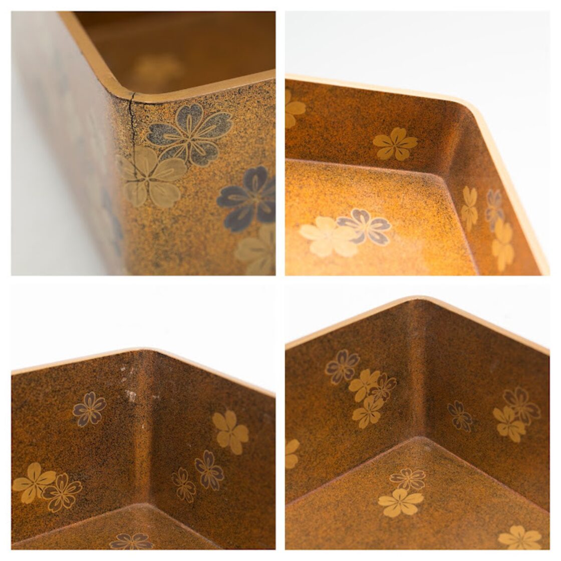 総梨子地 桜蒔絵 五段重 漆器 金蒔絵 日本の美しいもの 和骨董 江戸 