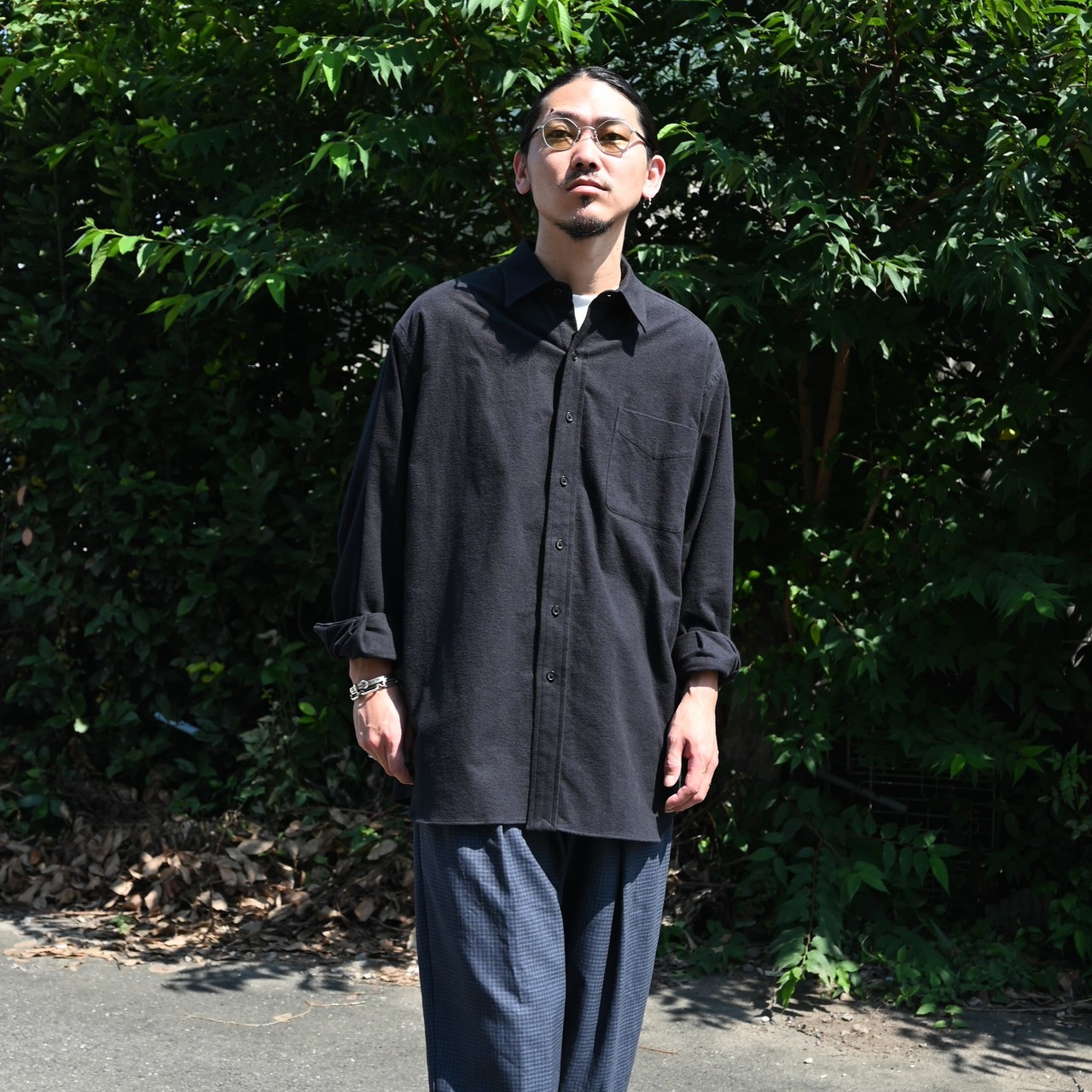 THEDAY(ザデイ)ヴィンテージフランネルシャツスタイル