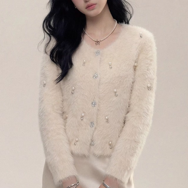 open front long sleeve short cardigan m1637