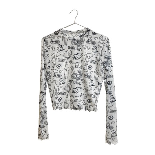 【solmu】pop tulle tops（obake/white）