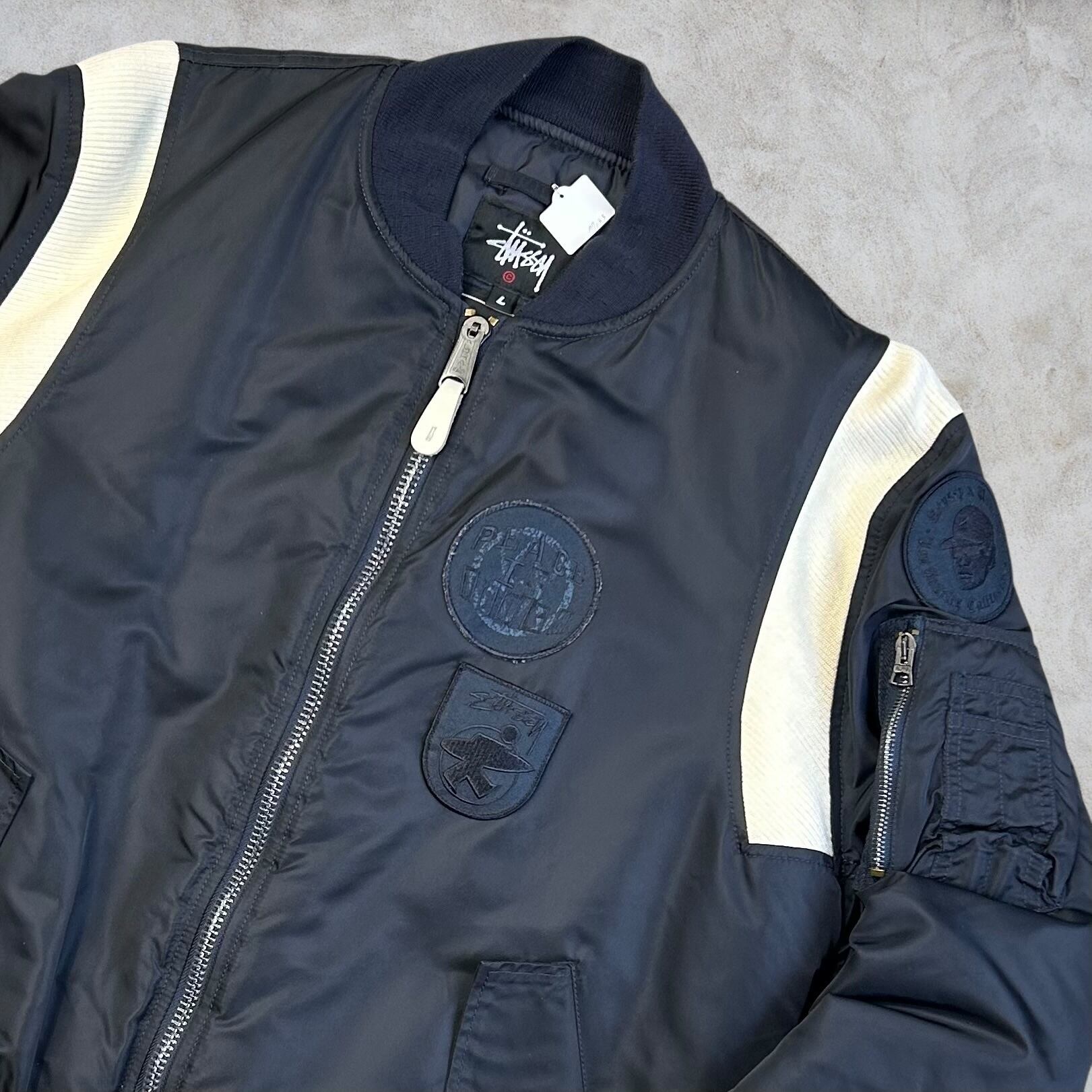 Special‼︎】00's old stussy × Alpha Design Nylon Jacket 