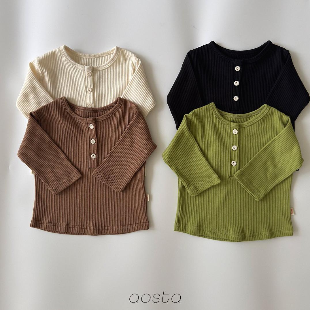 【2点送料無料】«予約»«Aosta» バターボタントップス 4colors