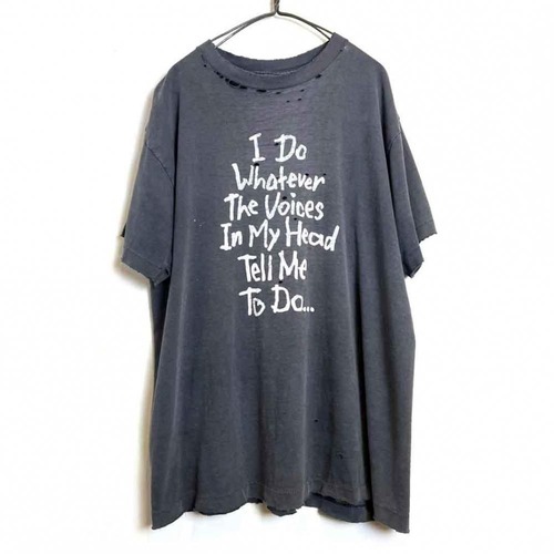 【SOF Tee】Vintage Message Print T-Shirt【1990s-】Vintage Good Aging Message Print Tee
