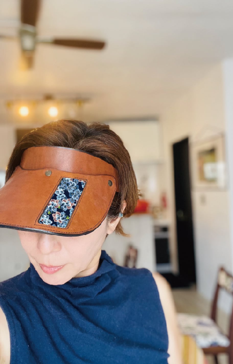 【送料無料】本革サンバイザー / クオーレ・受注製作