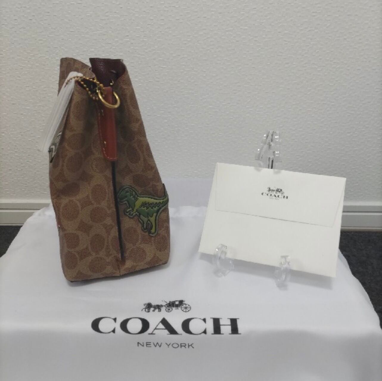 COACH コーチ ウィロウバケット シグネチャー キャンバス ウィズ 