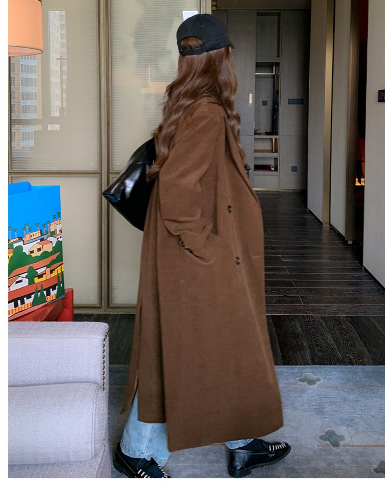 ロングコーデュロイコート A0705 - 7