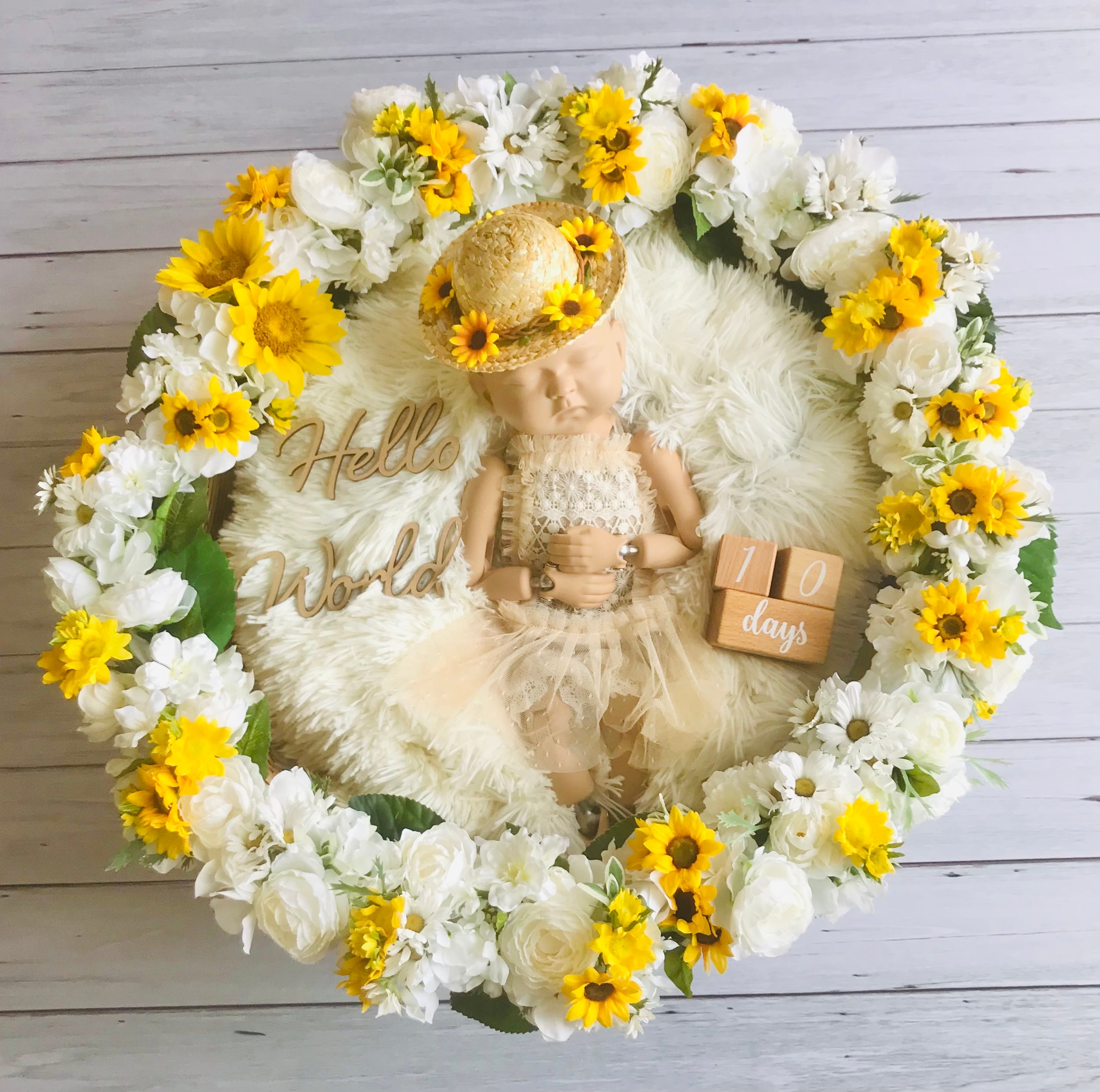 100日記念フラワーリース＆ドライフラワー追加料金 | ニューボーン