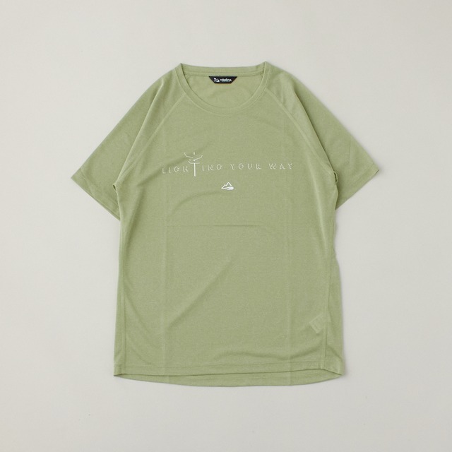 milestone(マイルストーン) Doo Bop T-shirts　Leaf Green　  メンズ・ウィメンズパフォーマンスモデル　Tシャツ