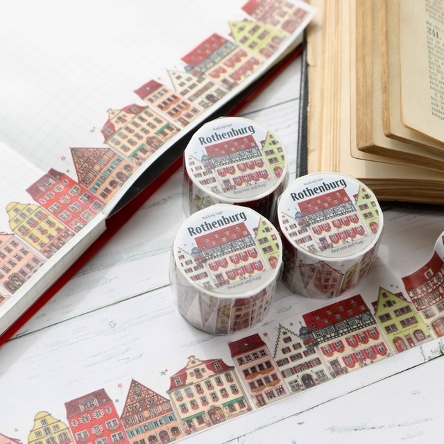 フランス・パリの街並みのマスキングテープ