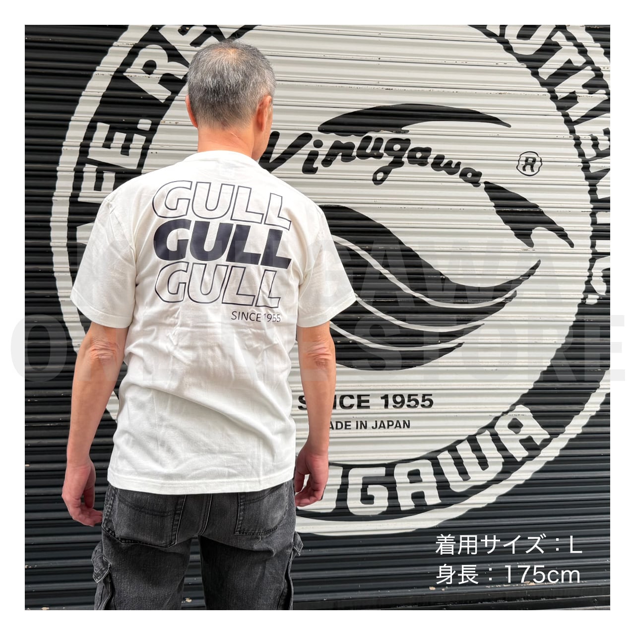 【OnlineStore限定】GULL デザインTシャツ(Tri-GULL)″ バニラホワイト ”