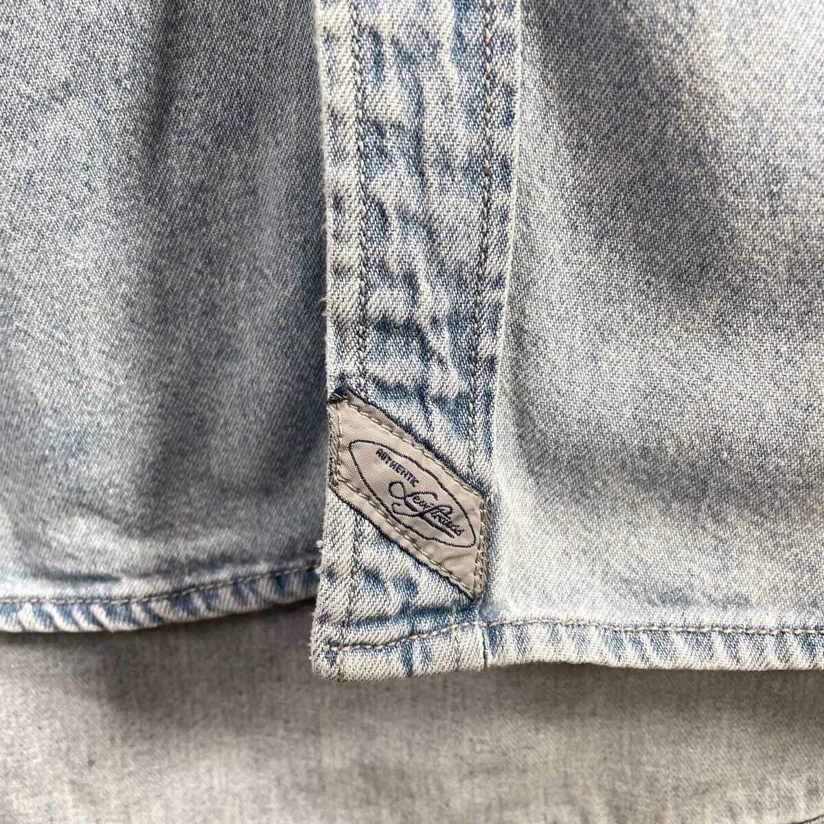 90年代 Levi's リーバイス 長袖 デニムシャツ メンズXL 古着 90s