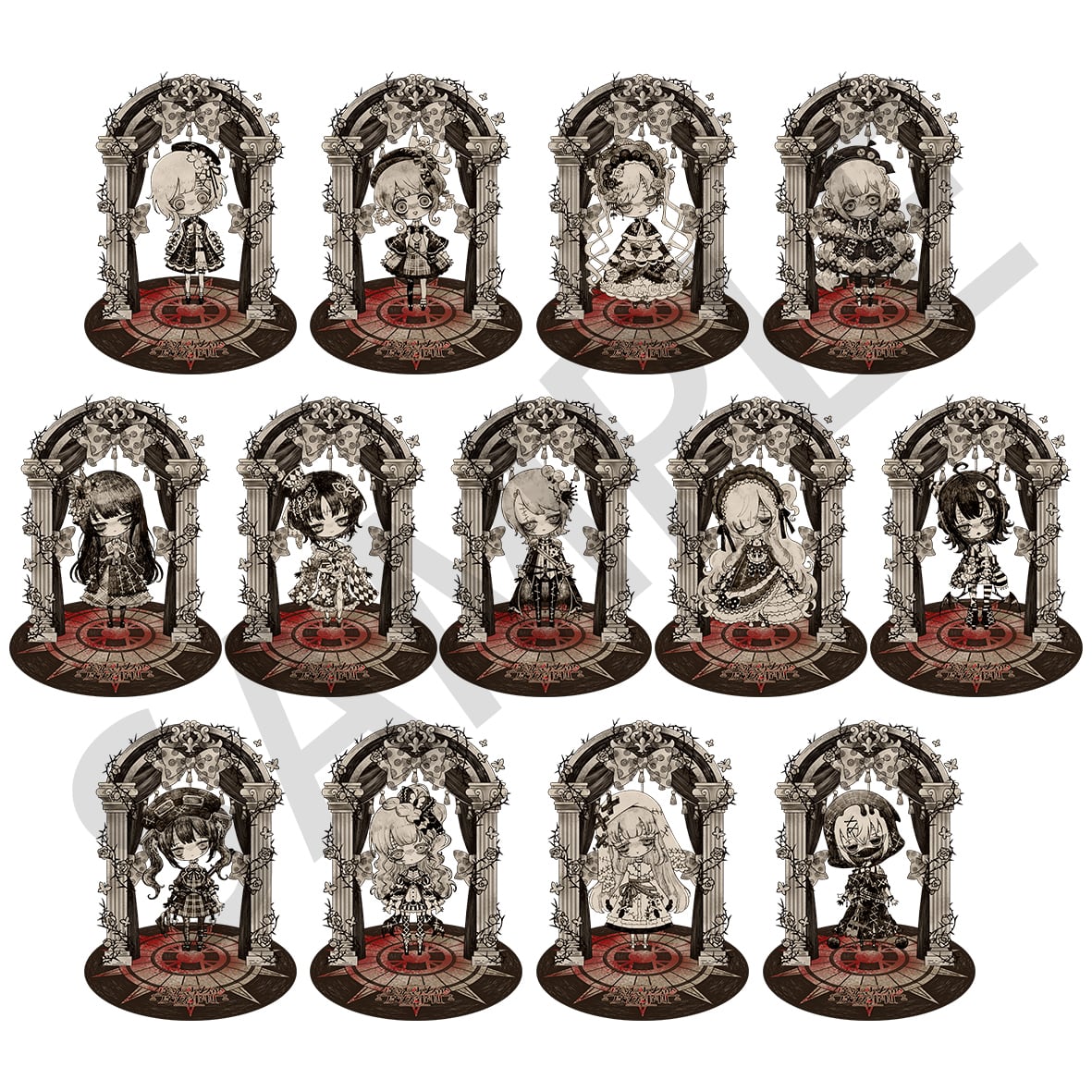 吊るしデフォルメアクリルスタンド（1個）（全13種よりランダム