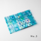 < YURIKO ETO > ポーチ - blue