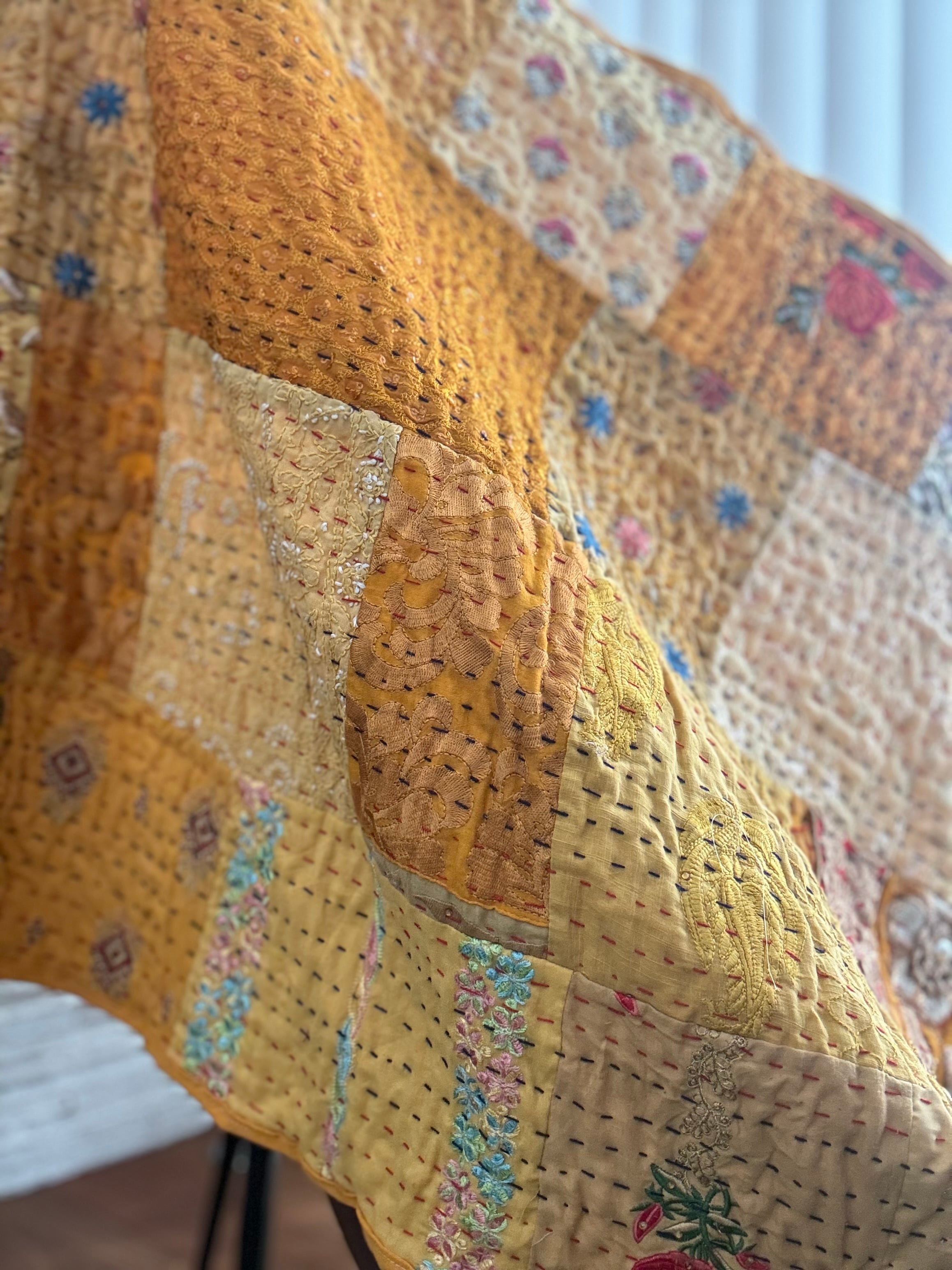 カンバディアキルト♡pastel blue single カンバディアキルト♡pastel blue single