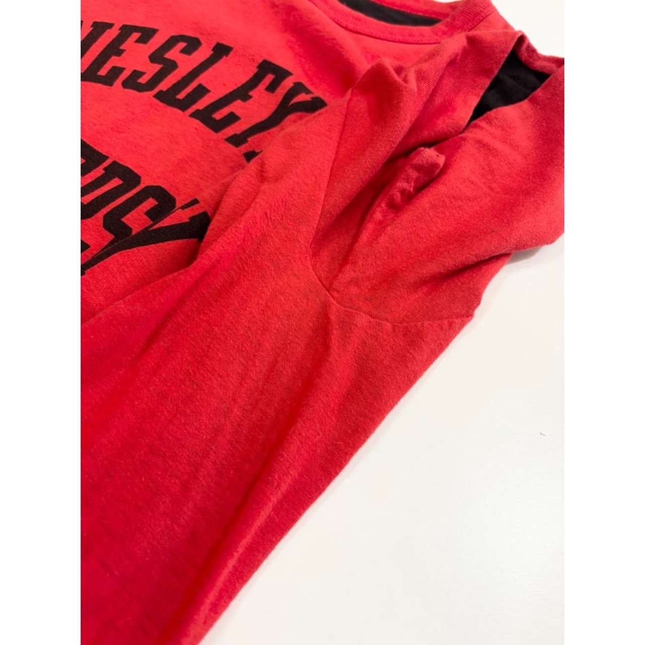 80s Champion "WATER PRINT" REVERSIBLE Tee MADE IN USA  Size L